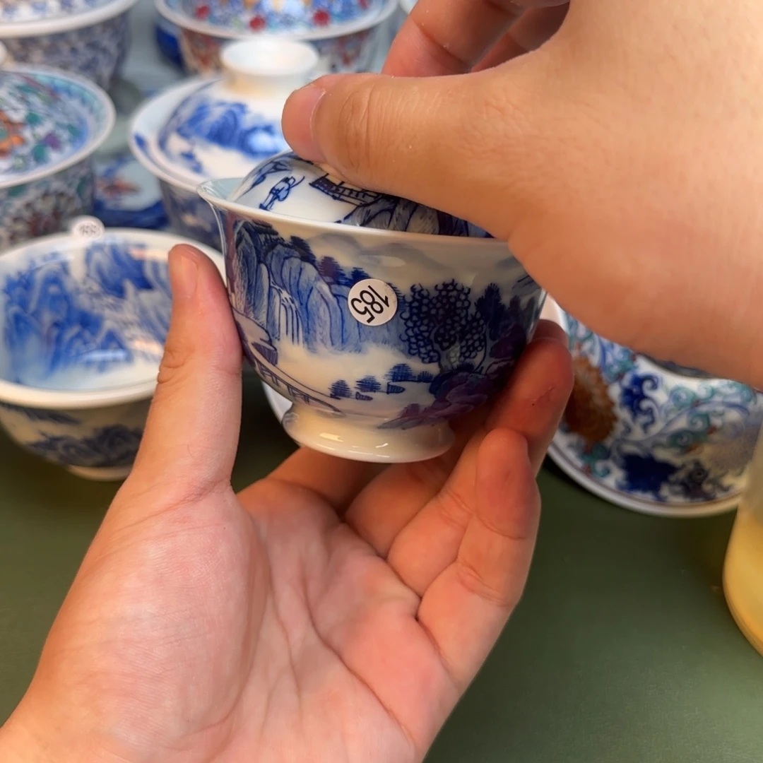 彦祖纯手工手绘茶具185