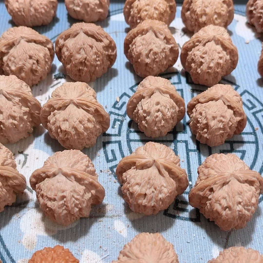 文玩核桃把件S***t26虎头手捻150米