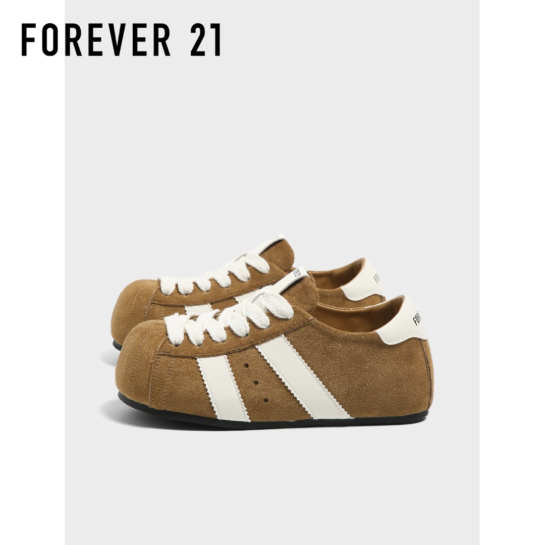 F21大头面包德训鞋女2025新款秋季内增高软底百搭休闲丑萌运动鞋