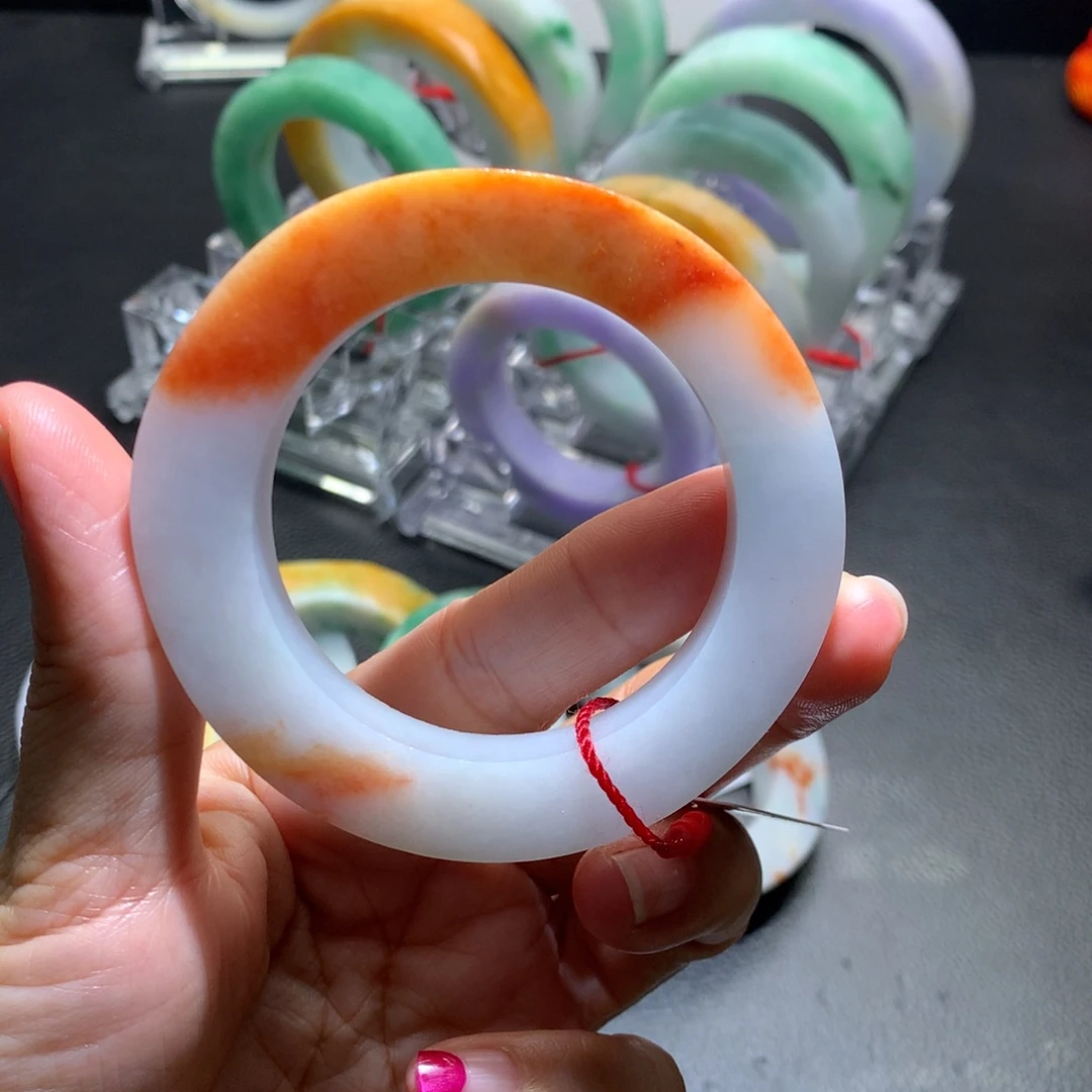 未镶嵌红红火火定制翡翠