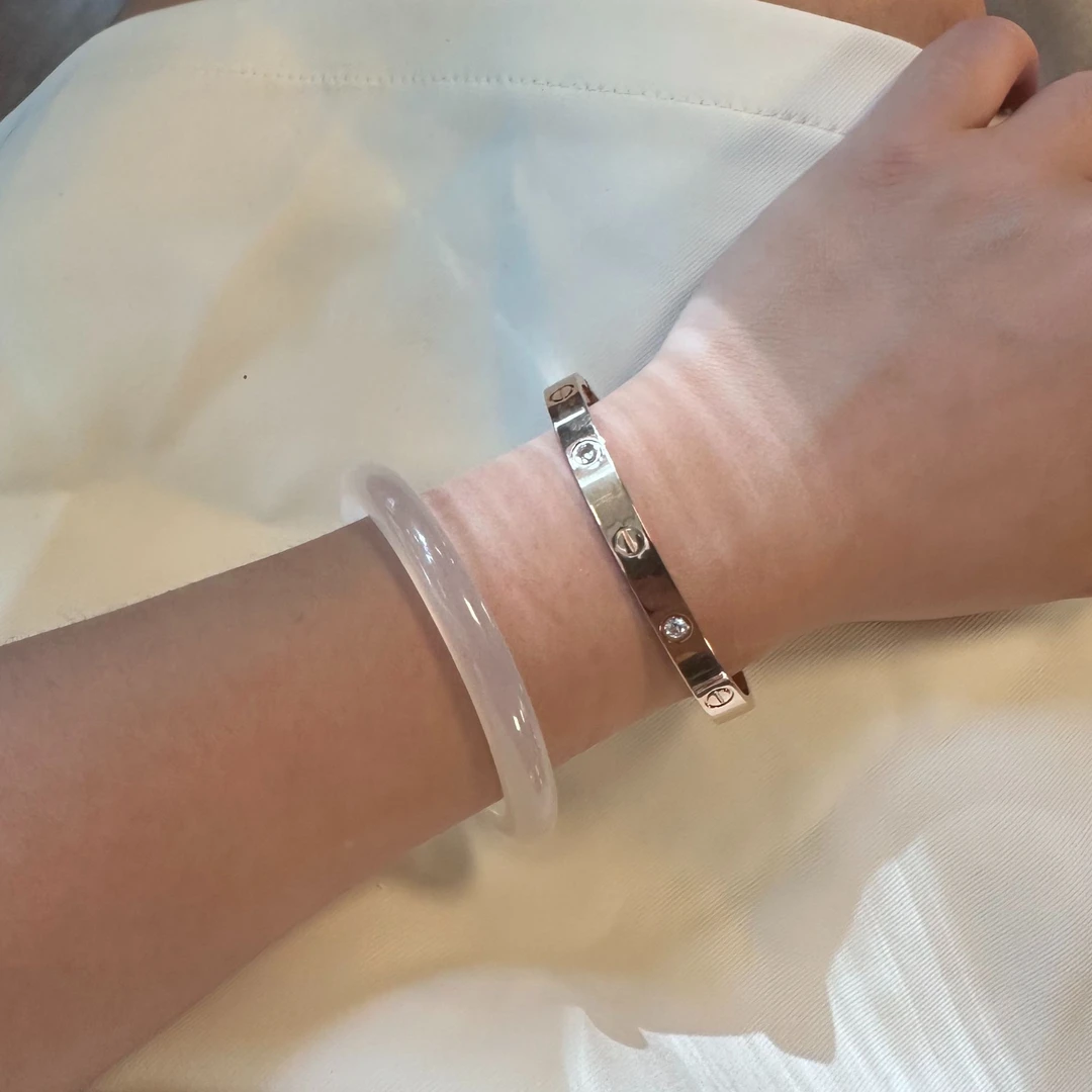 合金手镯 高版本经典玫瑰金手镯