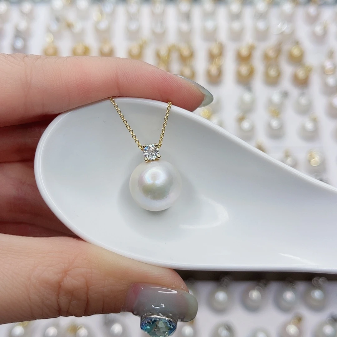 淡水珍珠合金吊坠(赠链)