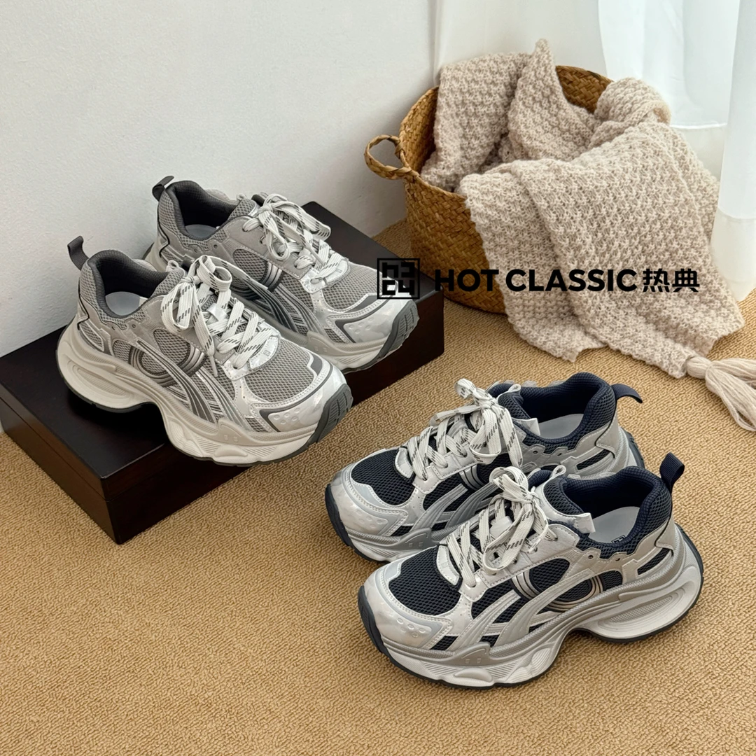 休闲鞋子老爹鞋增高ins秋季女鞋时尚休闲鞋休闲鞋