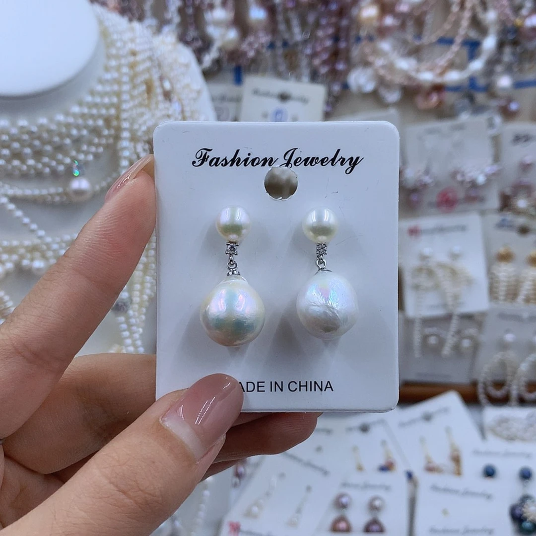 项圈银S925镶嵌淡水珍珠