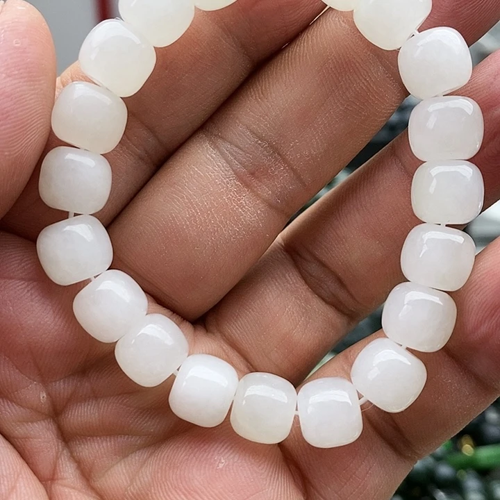 【闪购商品】手链未镶嵌和田玉10白