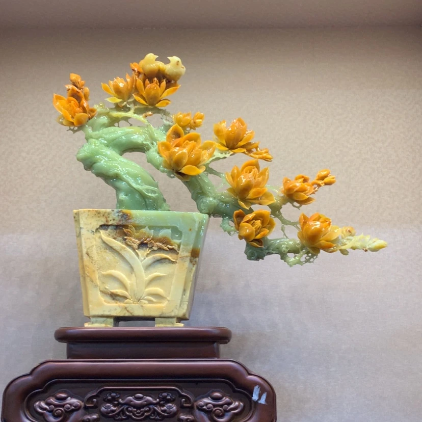 【闪购商品】未镶嵌蛇纹石玉摆件覆膜