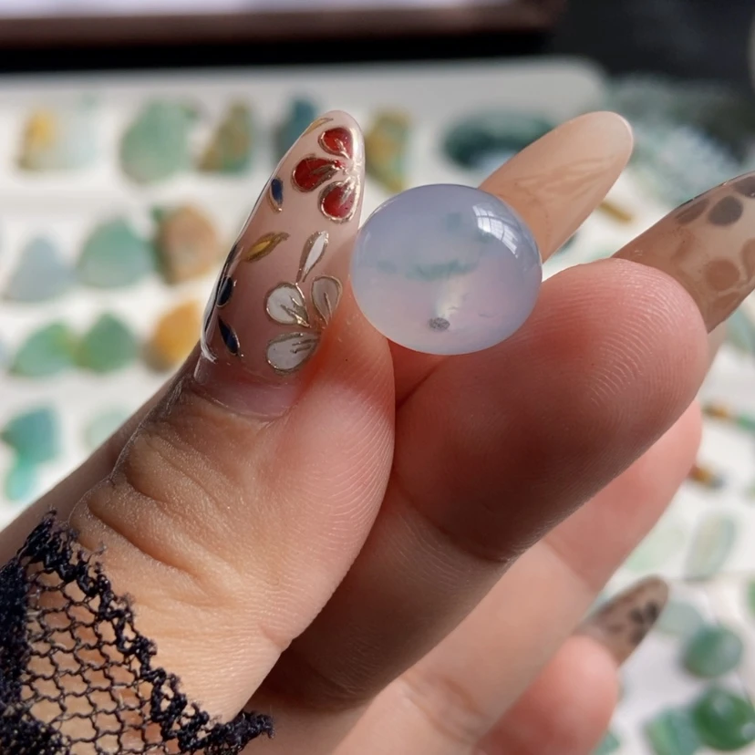 【闪购商品】未镶嵌定制翡翠鼓珠