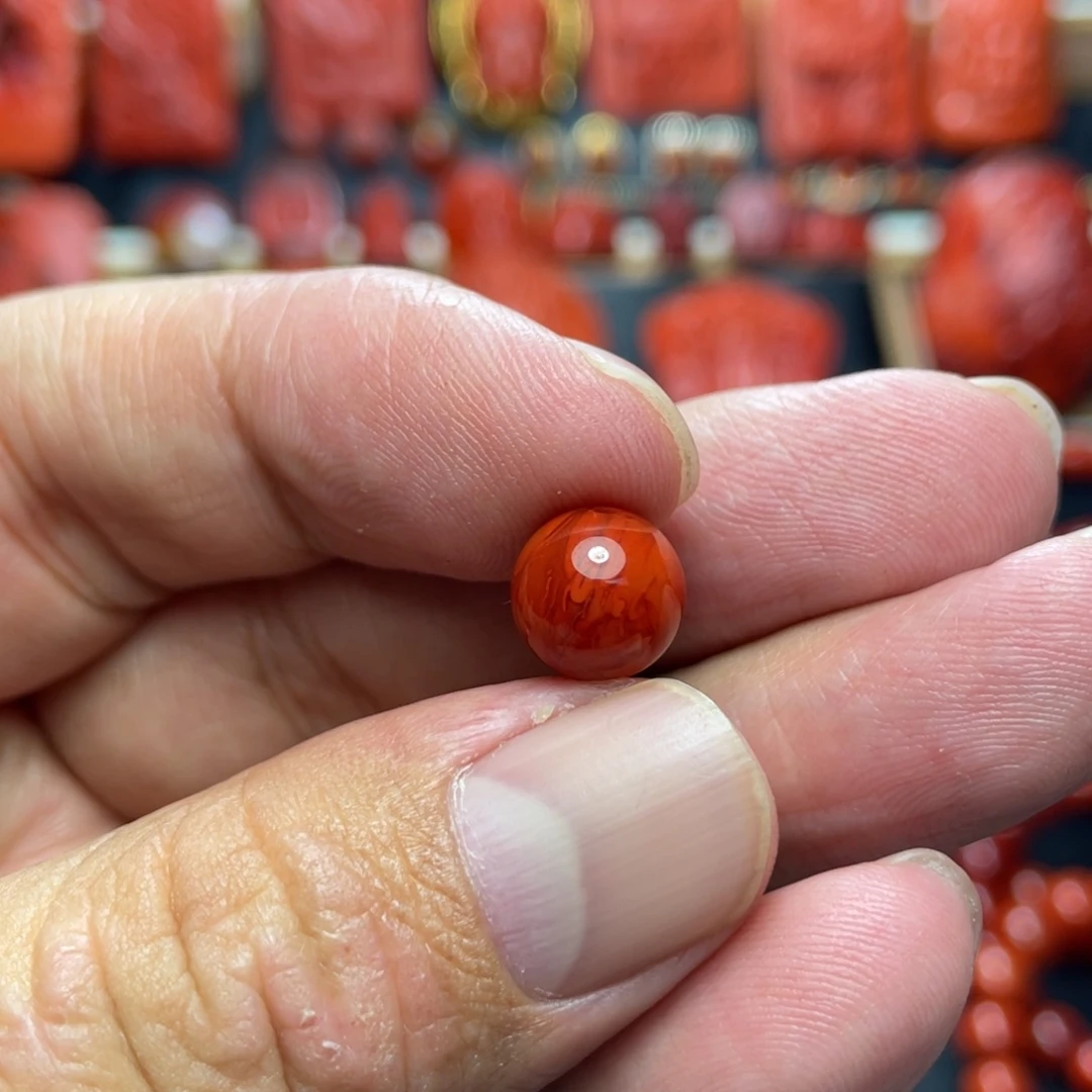 南红玛瑙未镶嵌颈饰