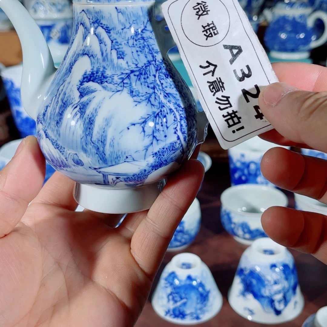 杯子手工手绘的陶瓷
