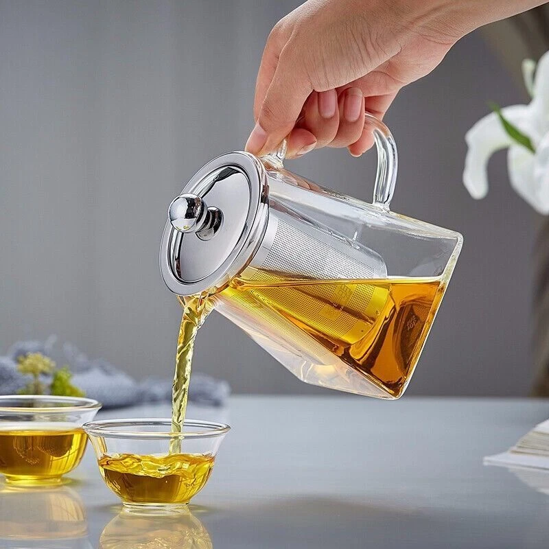 大容量加厚家用泡茶壶带过滤网内胆高硼硅玻璃养生壶