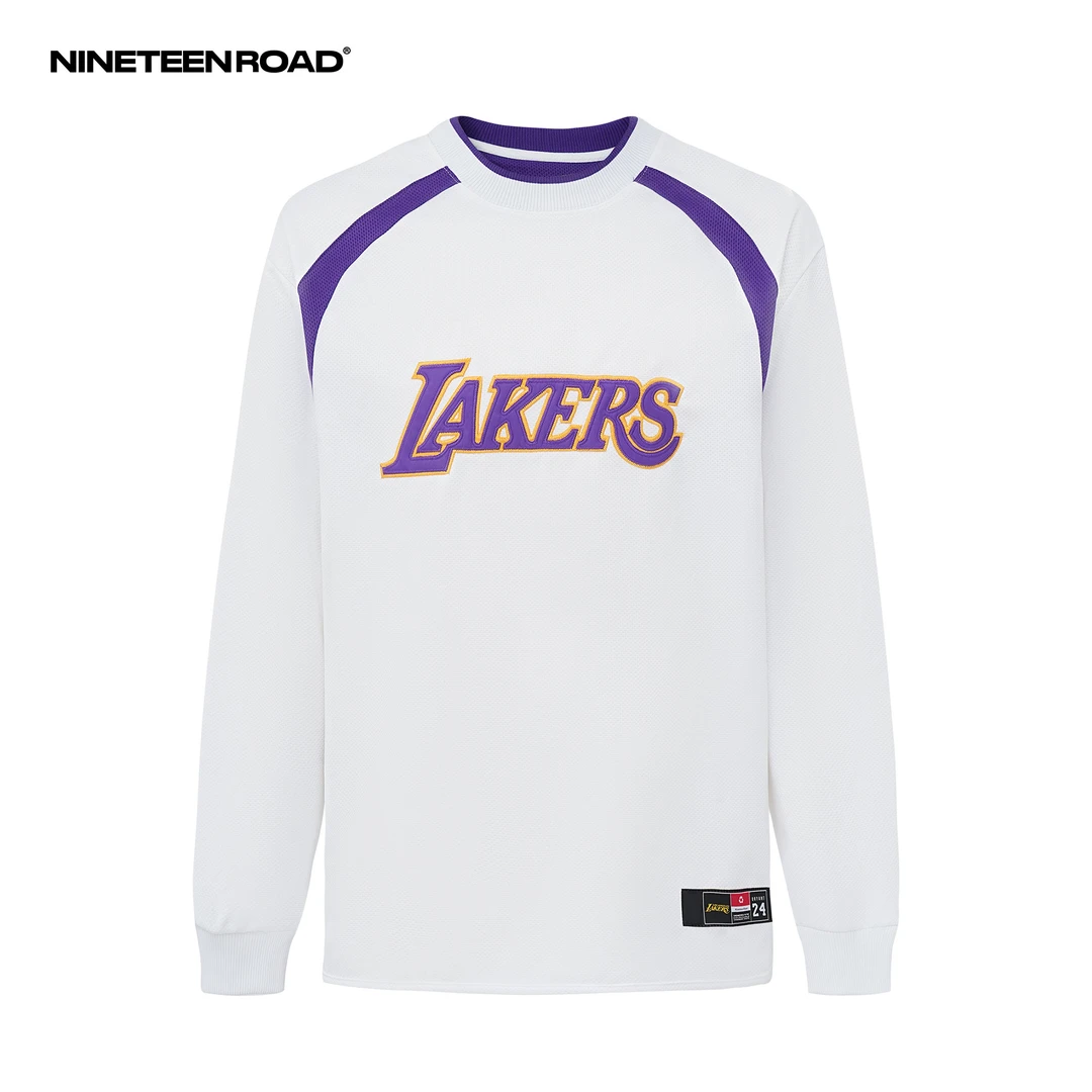 【洛杉矶】LAKERS/出场服-KOBE-潮流百搭美式宽松圆领重磅卫衣