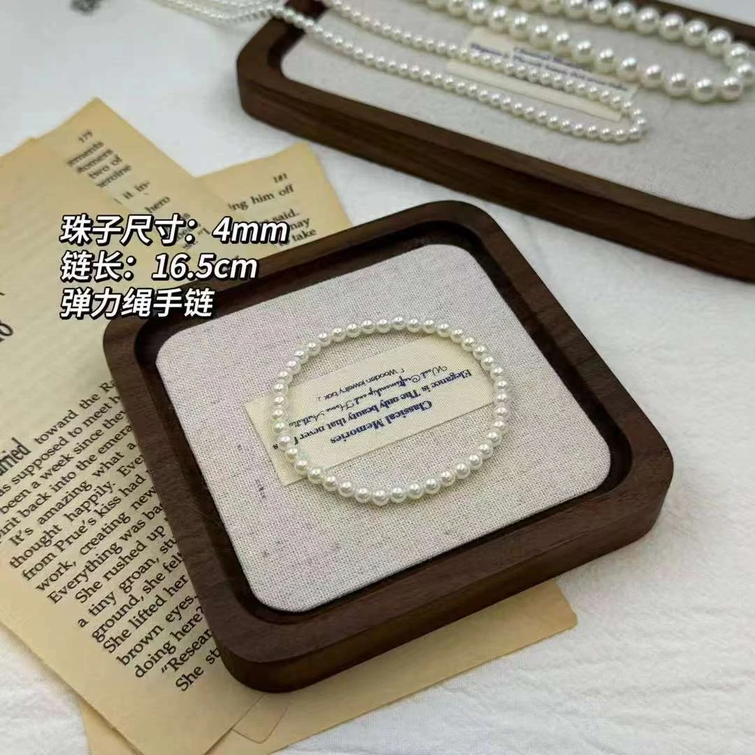 非金属仿珍珠手链 BIBI【小灯泡2.0】4mm手链SL007