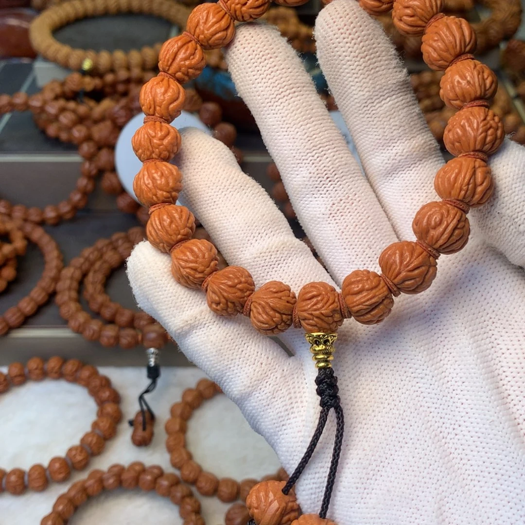 手串桃核秦岭龙纹