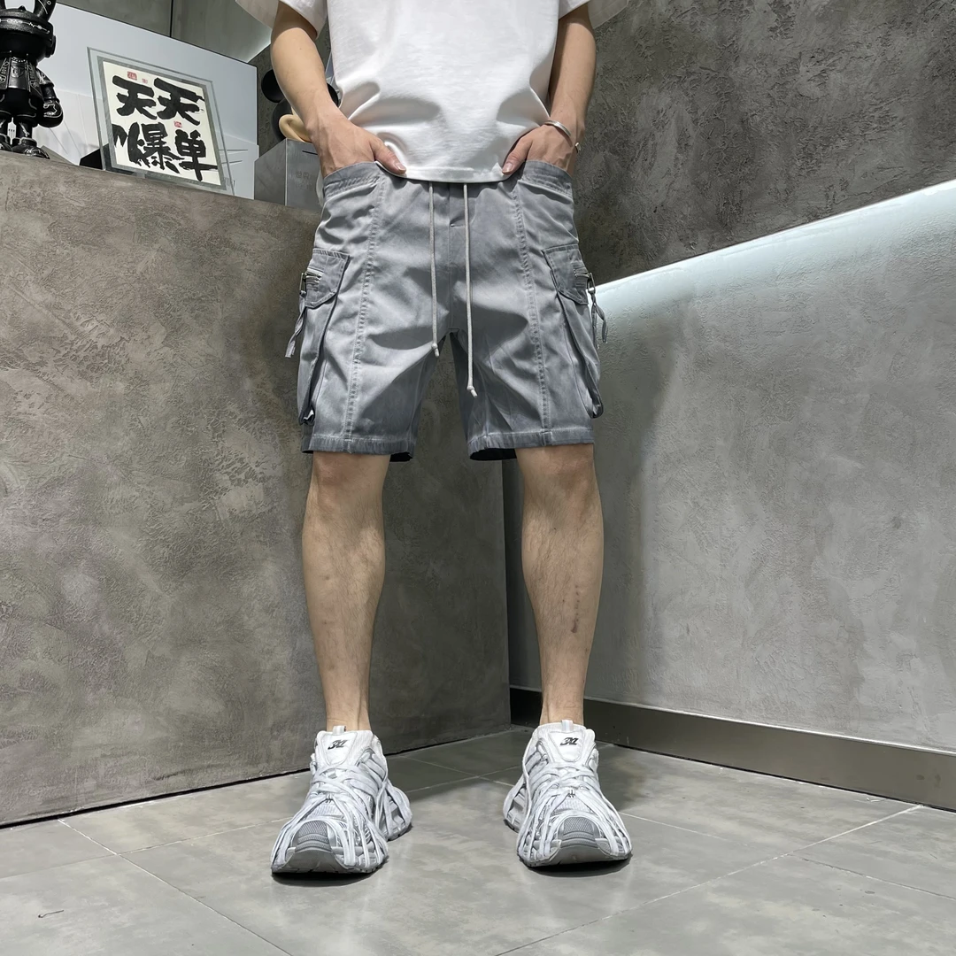 夏季脏脏韩版成人常规款五分裤夏季短裤纯色ins微弹力百搭男士