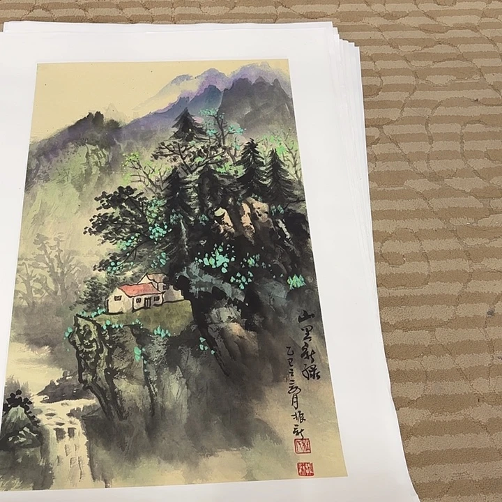 国画花鸟等图案和