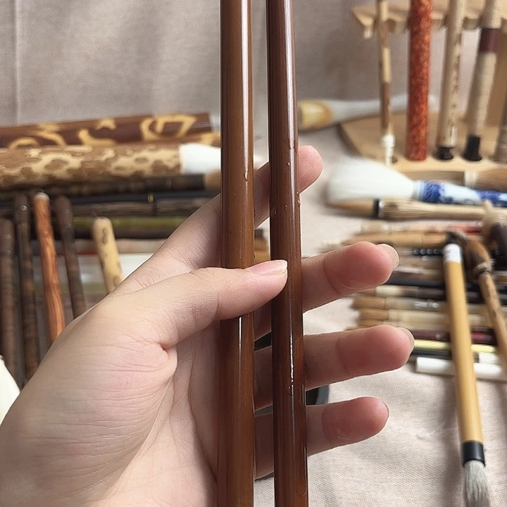 两支纯羊毫4.0，4.5