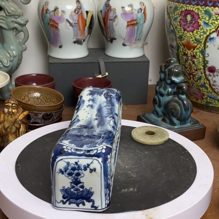 紫砂花瓶瓷器瓷器