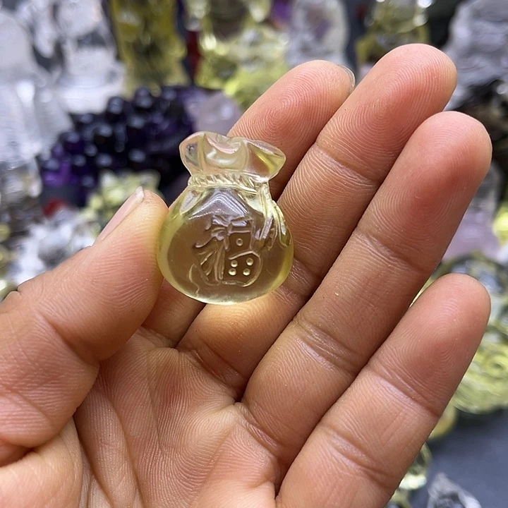 水晶摆件未镶嵌吊坠