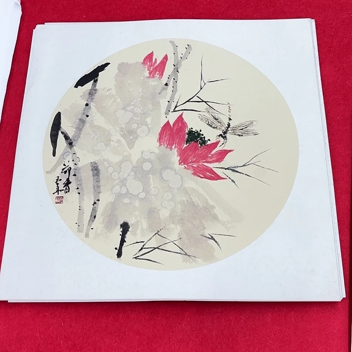 国画花鸟等图案和50.50
