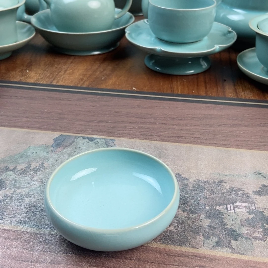摆件原产地原矿汝瓷～茶器