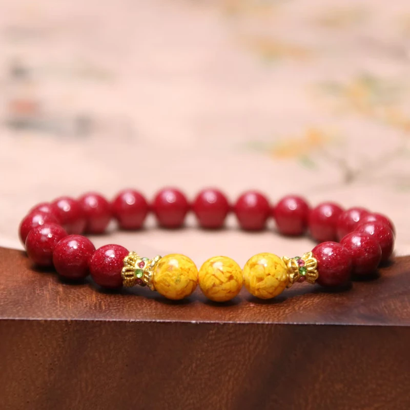 天然辰砂【细晶体】高含量天然朱砂小众设计款男女本命年礼物