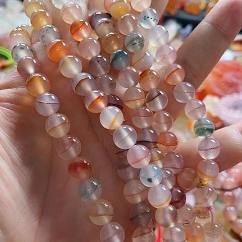 玛瑙/玉髓颈饰未镶嵌时**梭