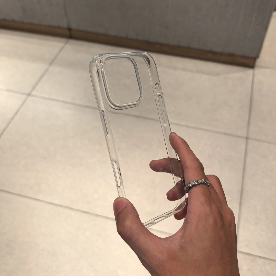 奥菲顿新款简约大孔透明适用iPhone16手机壳华为P70vivoppo小米15