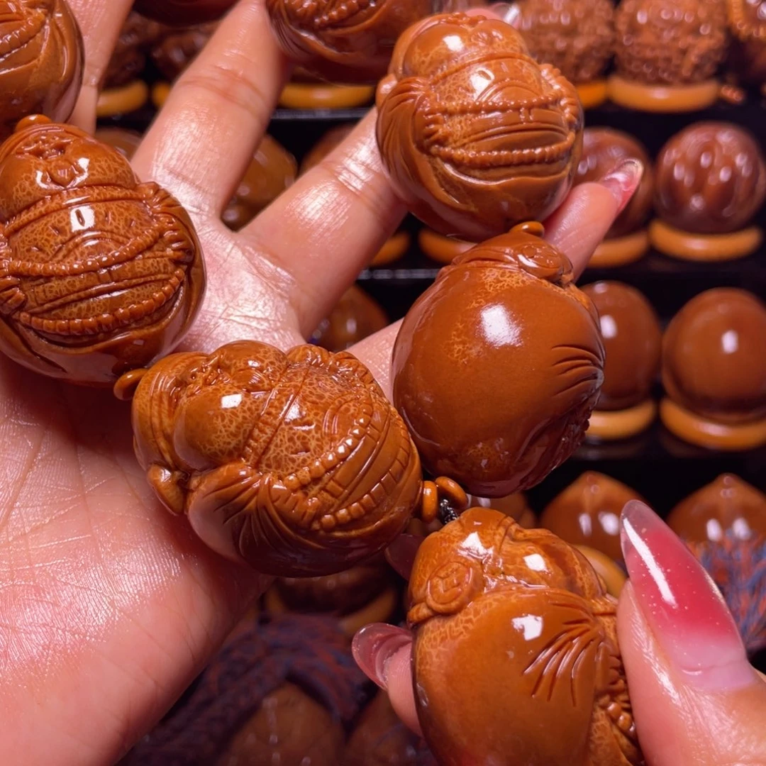 车***伟橄榄核手串/手链橄榄核微瑕