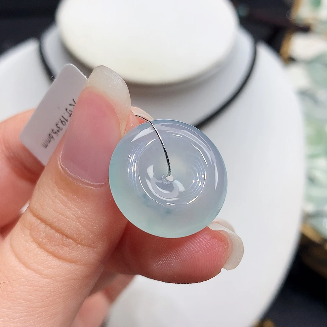 翡翠未镶嵌胸饰翡翠79，19.3/5.6