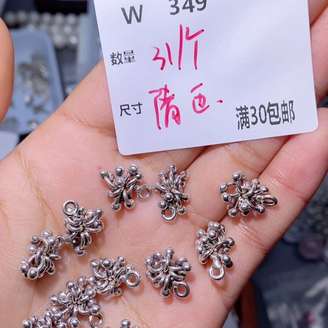 水晶颈饰银S925镶嵌W349