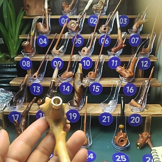 倒勾藤烟斗一物一拍