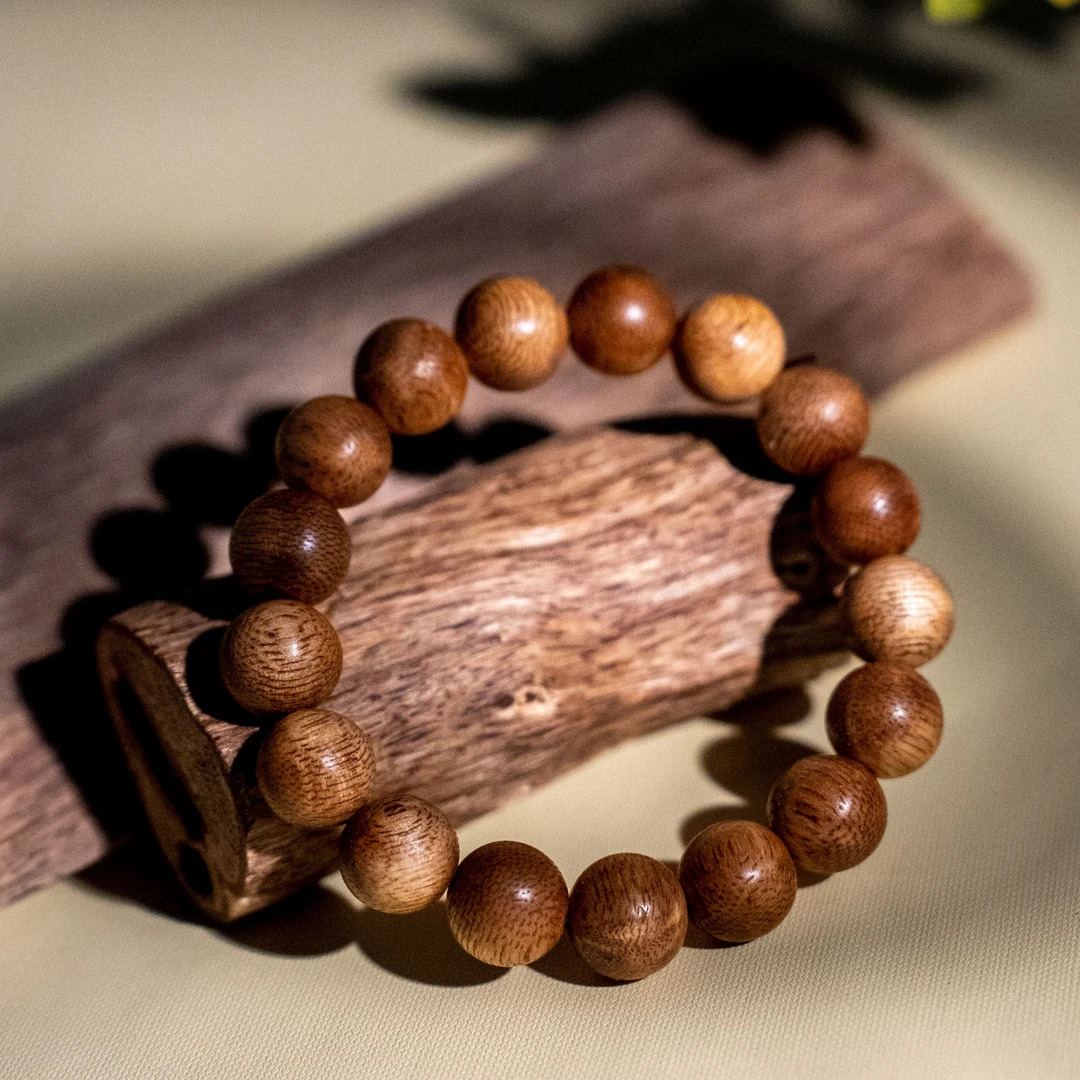 沉香【江苏工美专属】天然越南老料单圈沉香手串珠文玩-503*1307