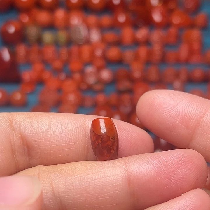 未镶嵌配饰南红玛瑙火焰纹勒子直径8mm