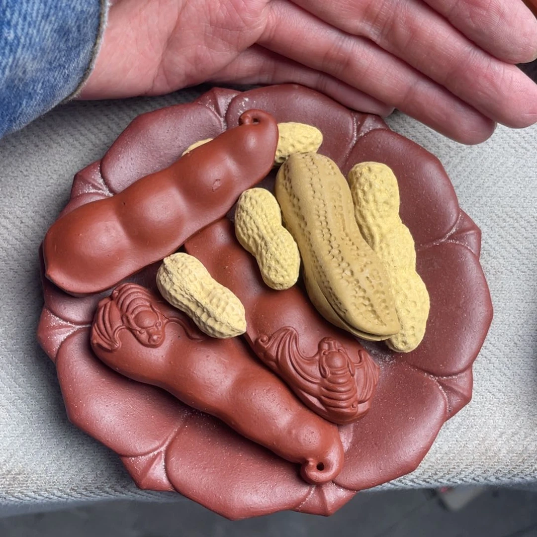 紫砂茶宠紫砂瑕疵