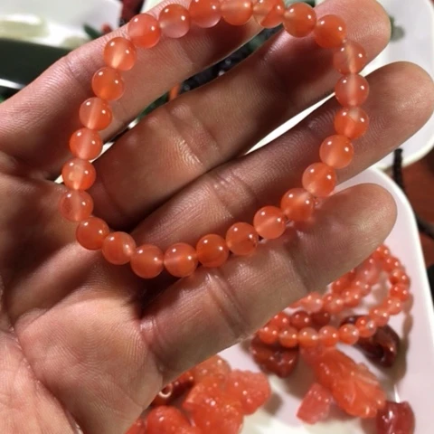 手链未镶嵌和田玉（糖玉）