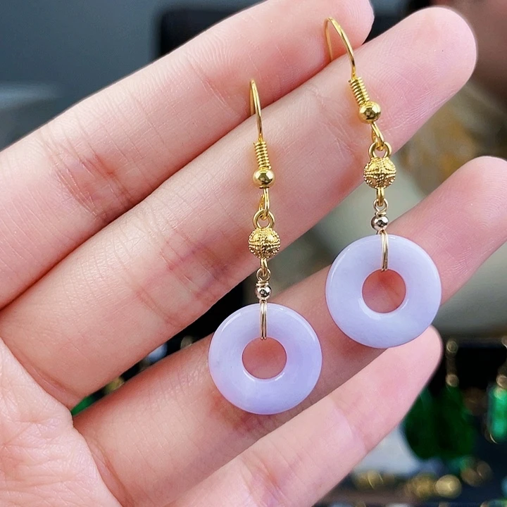 翡翠耳饰未镶嵌饰品