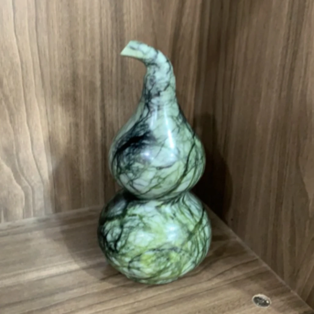 葫芦精美雕刻陶瓷手工摆件工艺品颜色纹路已直播间截图为准