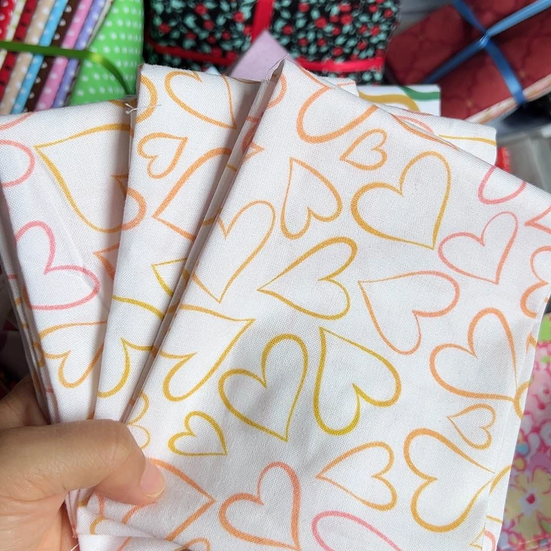 3片纯棉平布45.50厘米一片果子布艺