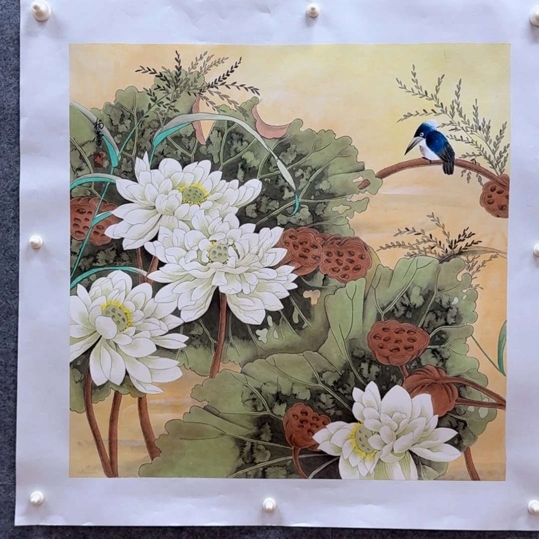 国画68斗方花鸟哈哈哈