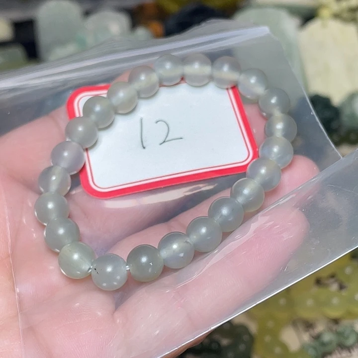 蛇纹石玉未镶嵌手链