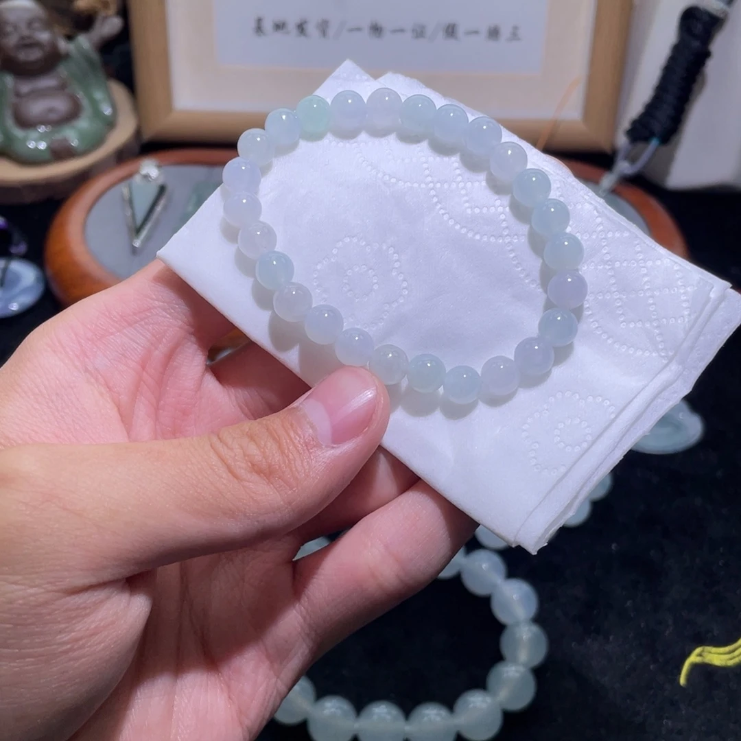 翡翠未镶嵌颈饰手串