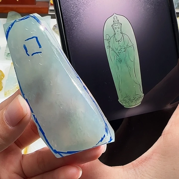 定制翡翠未镶嵌翡翠定制
