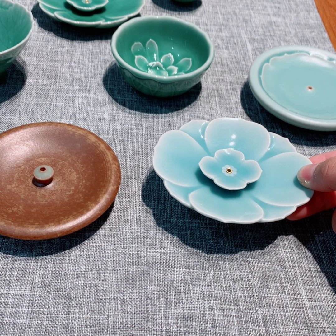 ****！龙泉青瓷茶具香插