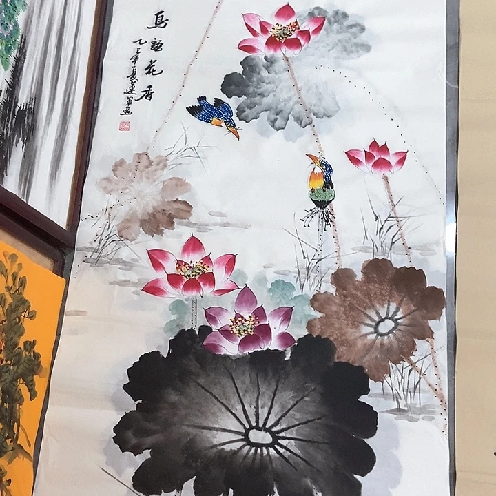小周画廊的直播间