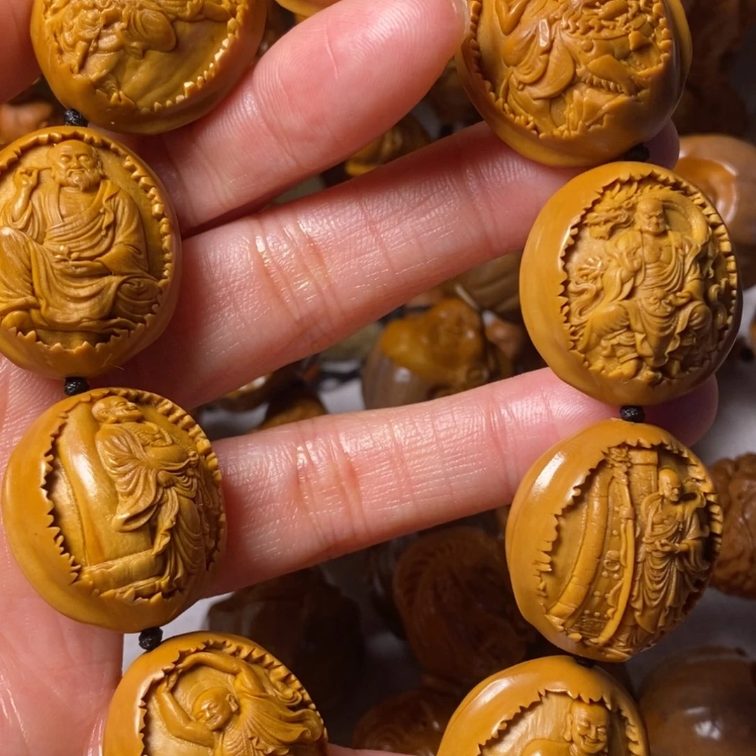 前***缘手串/手链橄榄核四花核精品罗汉