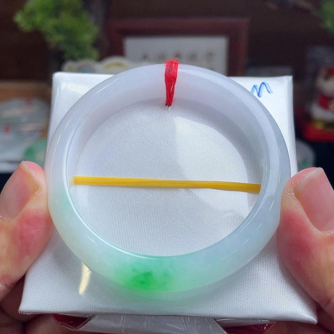 翡翠手镯未镶嵌53正圈