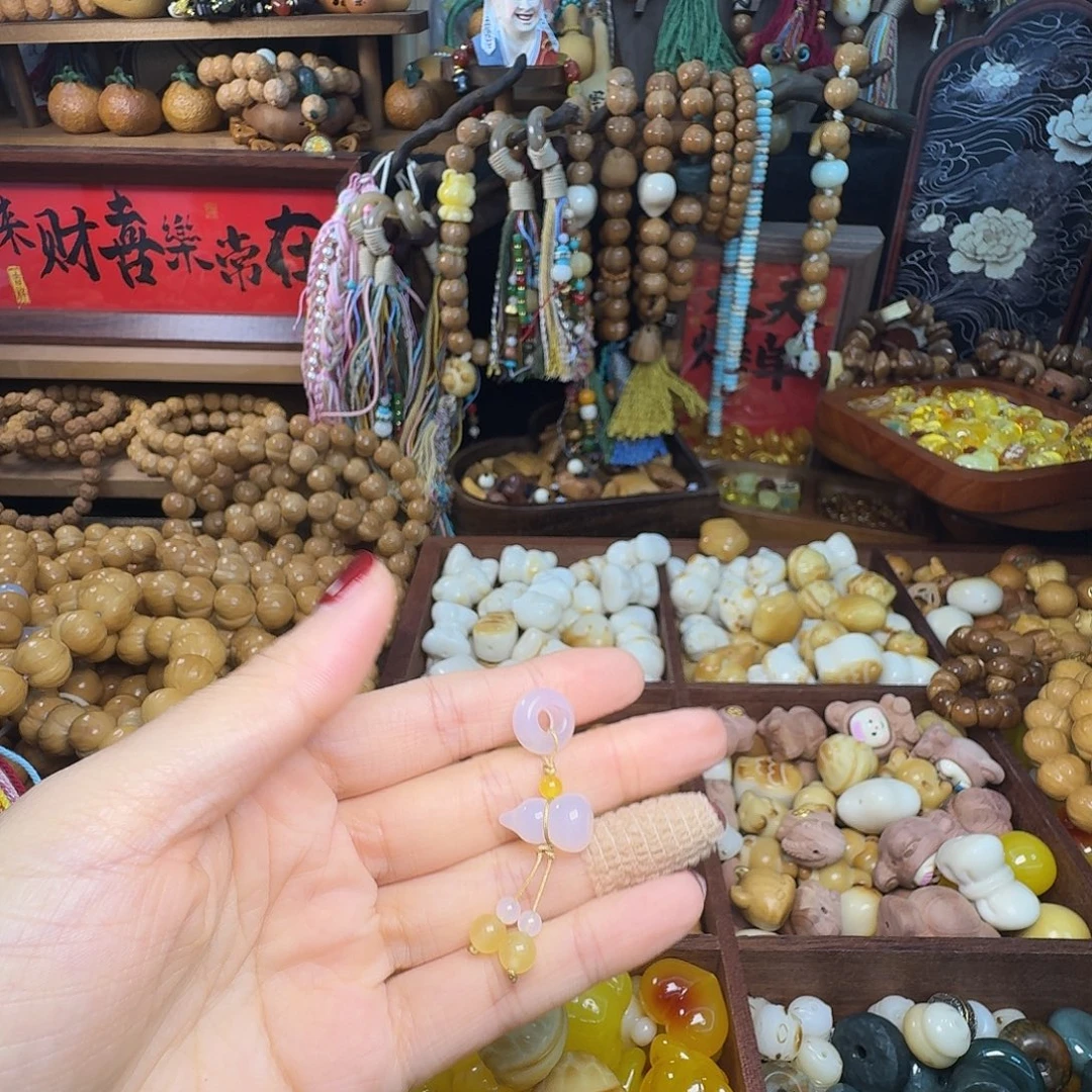菩提籽类玉葫芦配件文玩配件