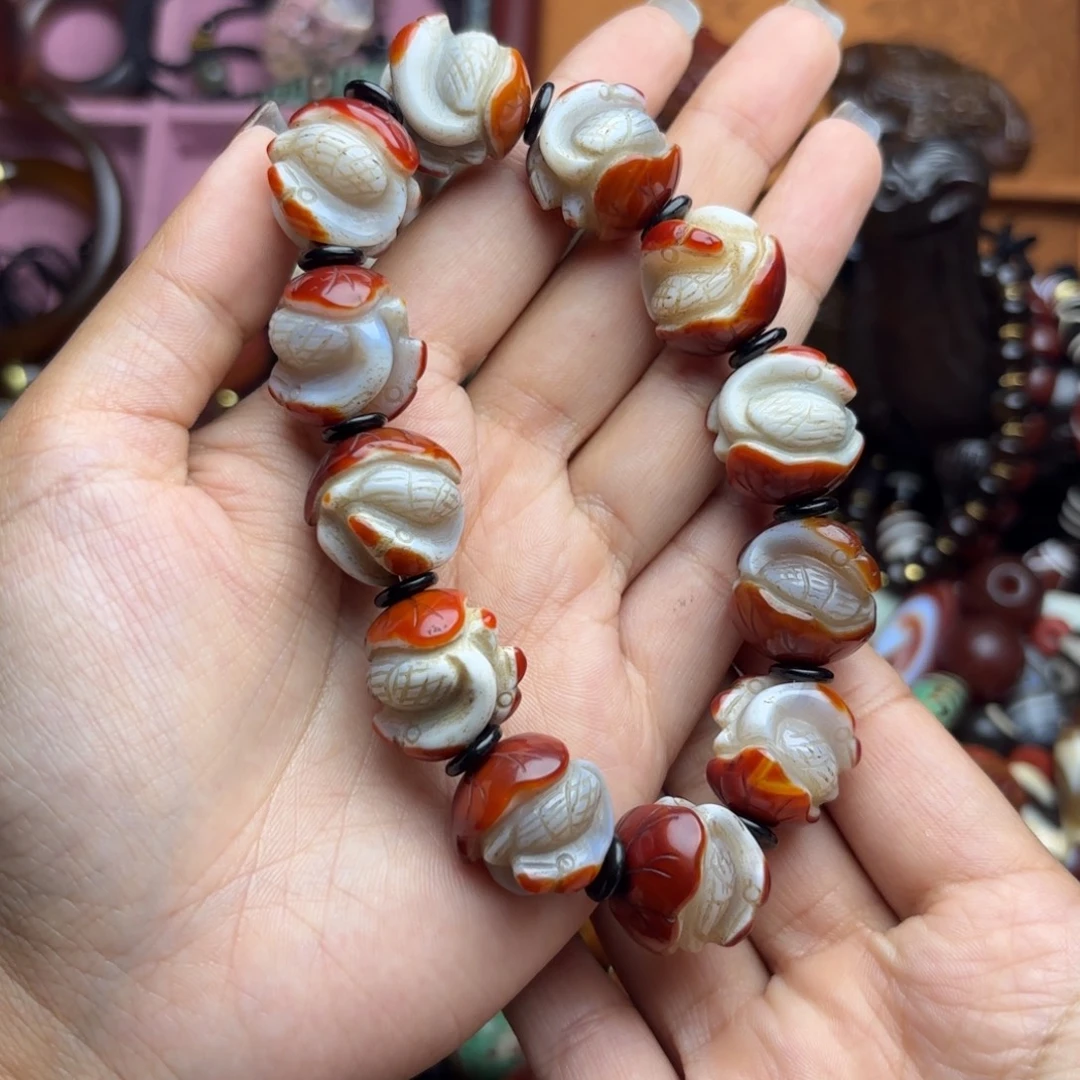 玛瑙/玉髓未镶嵌手链