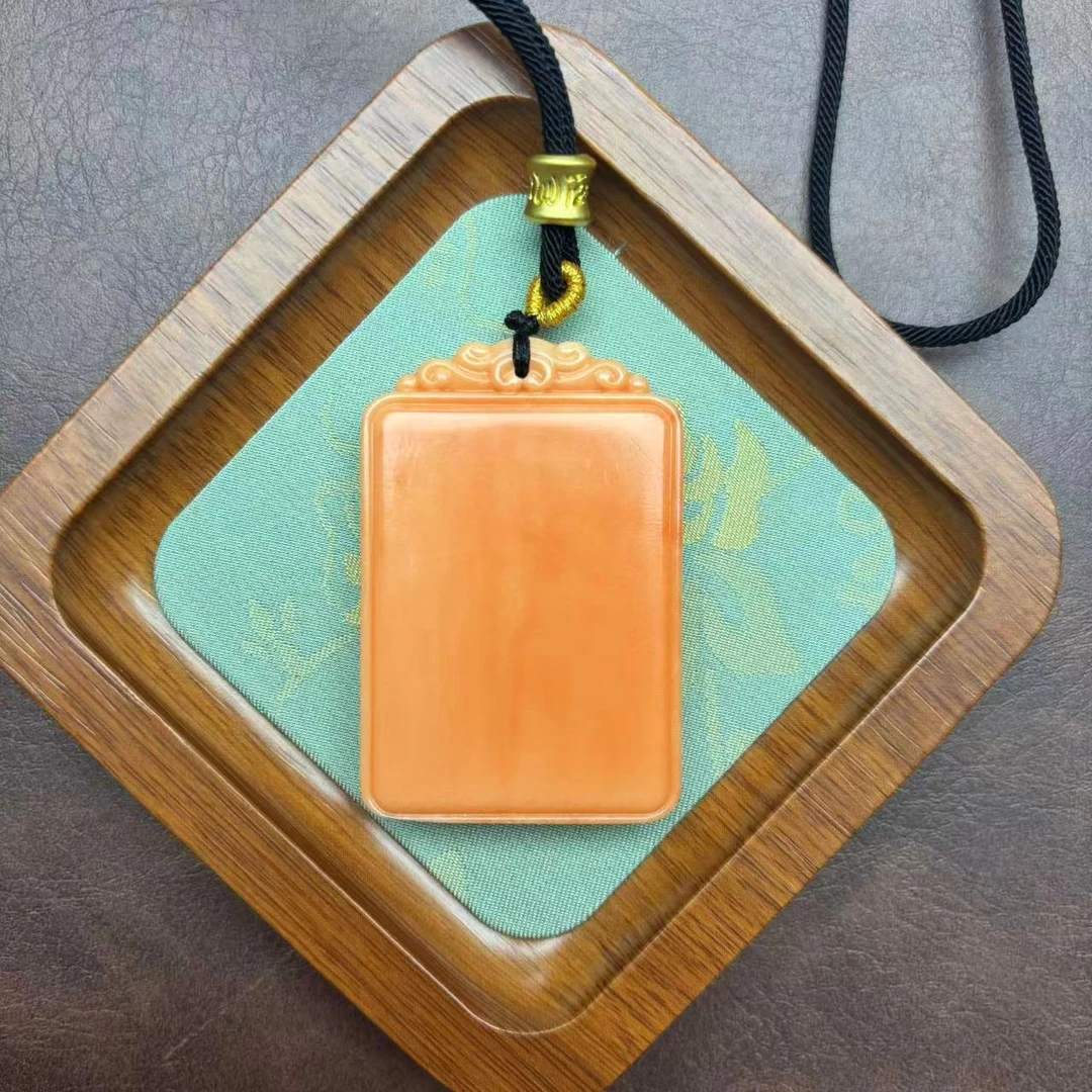 非金属珐琅项链 凤凰粉 无事牌吊坠项链 S89