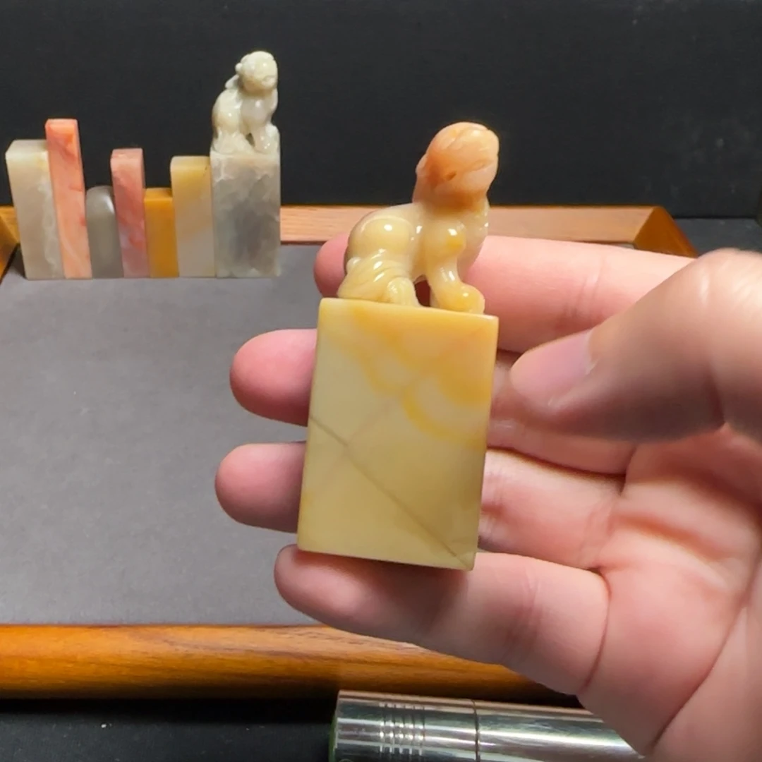 巴林石印石冻石2.5×6.4